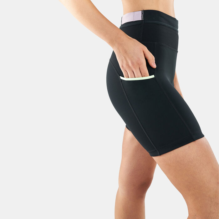 Nike Women's Dri-FIT Epic Luxe Shorts Black Nike Women's Dri-FIT Epic Luxe Shorts Black image number 3