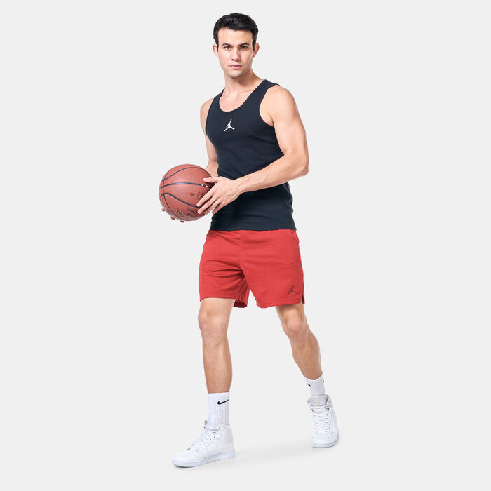 Jordan Men's Sport Dri-FIT Mesh Basketball Shorts Red image number 2