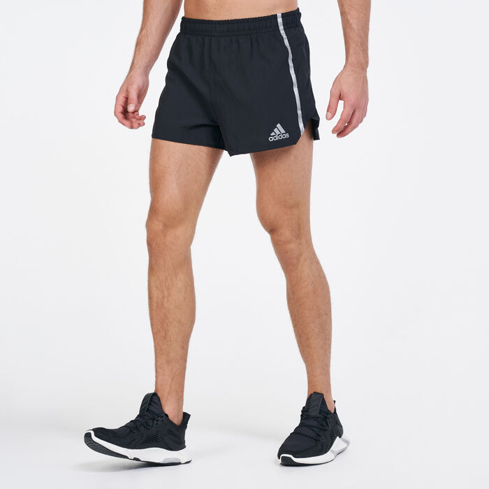 adidas Men's Saturday Split Shorts Black image number 0