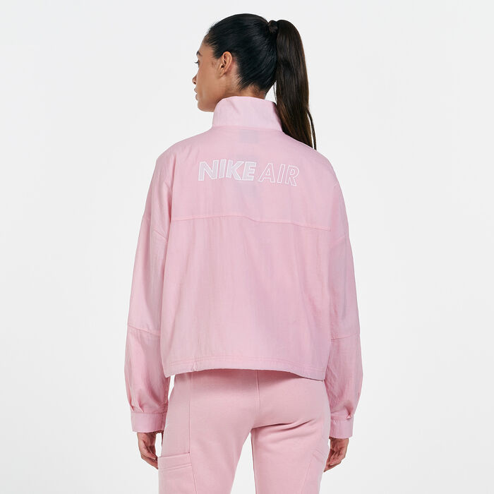 Nike Women's Sportswear Air Woven Jacket Pink image number 1