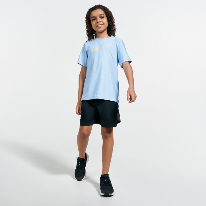 Nike Kids' Graphic Training Top Blue Nike Kids' Graphic Training Top Blue image number 2