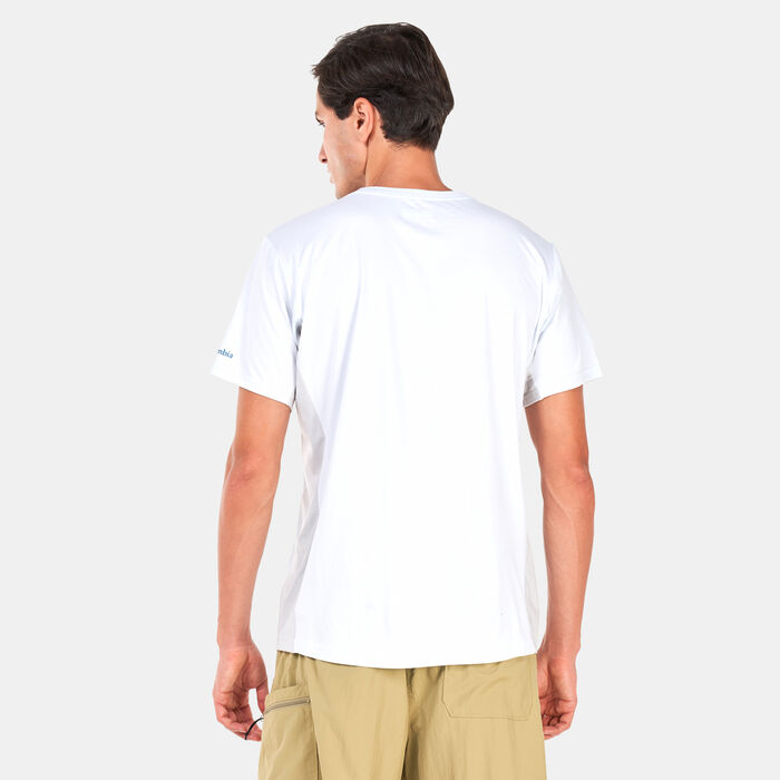 Columbia Men's Zero Ice Cirro-Cool™ Graphic T-Shirt White Columbia Men's Zero Ice Cirro-Cool™ Graphic T-Shirt White image number 1
