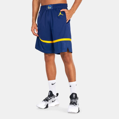 Jordan Men's Golden State Warriors Dri-FIT Swingman Shorts - 2022/23 Blue Jordan Men's Golden State Warriors Dri-FIT Swingman Shorts - 2022/23 Blue