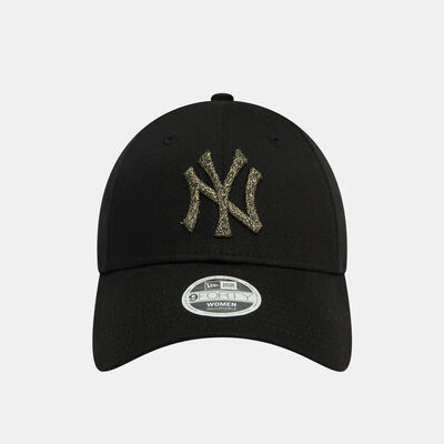 New Era Women's MLB New York Yankees Logo 9FORTY Cap Black New Era Women's MLB New York Yankees Logo 9FORTY Cap Black