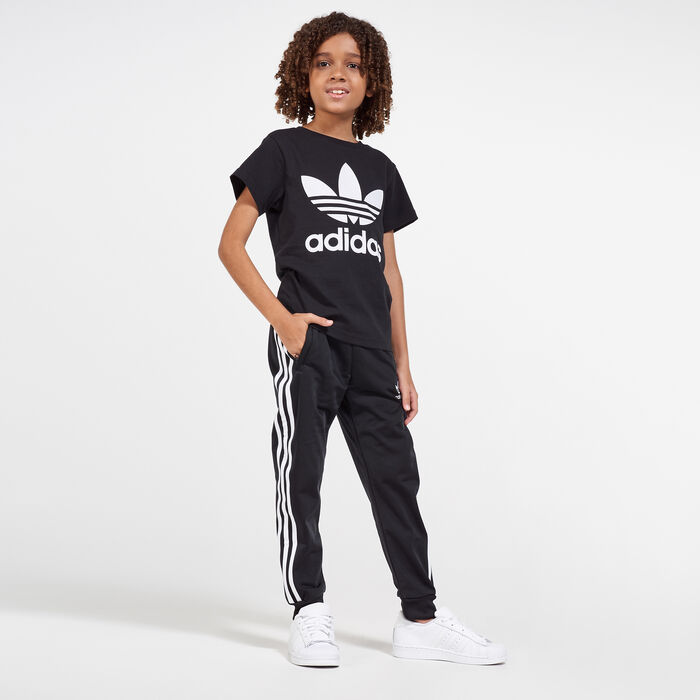adidas Originals Kids' Trefoil T-Shirt (Older Kids) Black adidas Originals Kids' Trefoil T-Shirt (Older Kids) Black image number 2