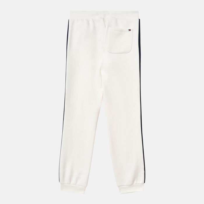 Tommy Hilfiger Kids' Global Stripe Cuffed Leg Joggers White Tommy Hilfiger Kids' Global Stripe Cuffed Leg Joggers White image number 1