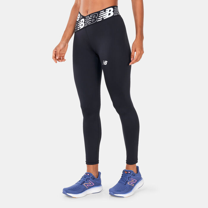 New Balance Women's Relentless Crossover Leggings Black New Balance Women's Relentless Crossover Leggings Black image number 0