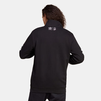 adidas Originals Men's X André Saraiva Half-Zip Pullover Black