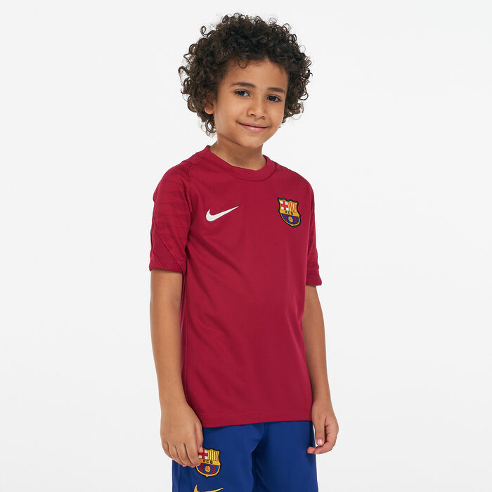 Nike Kids' Dri-FIT F.C. Barcelona Strike Top Red Nike Kids' Dri-FIT F.C. Barcelona Strike Top Red image number 0