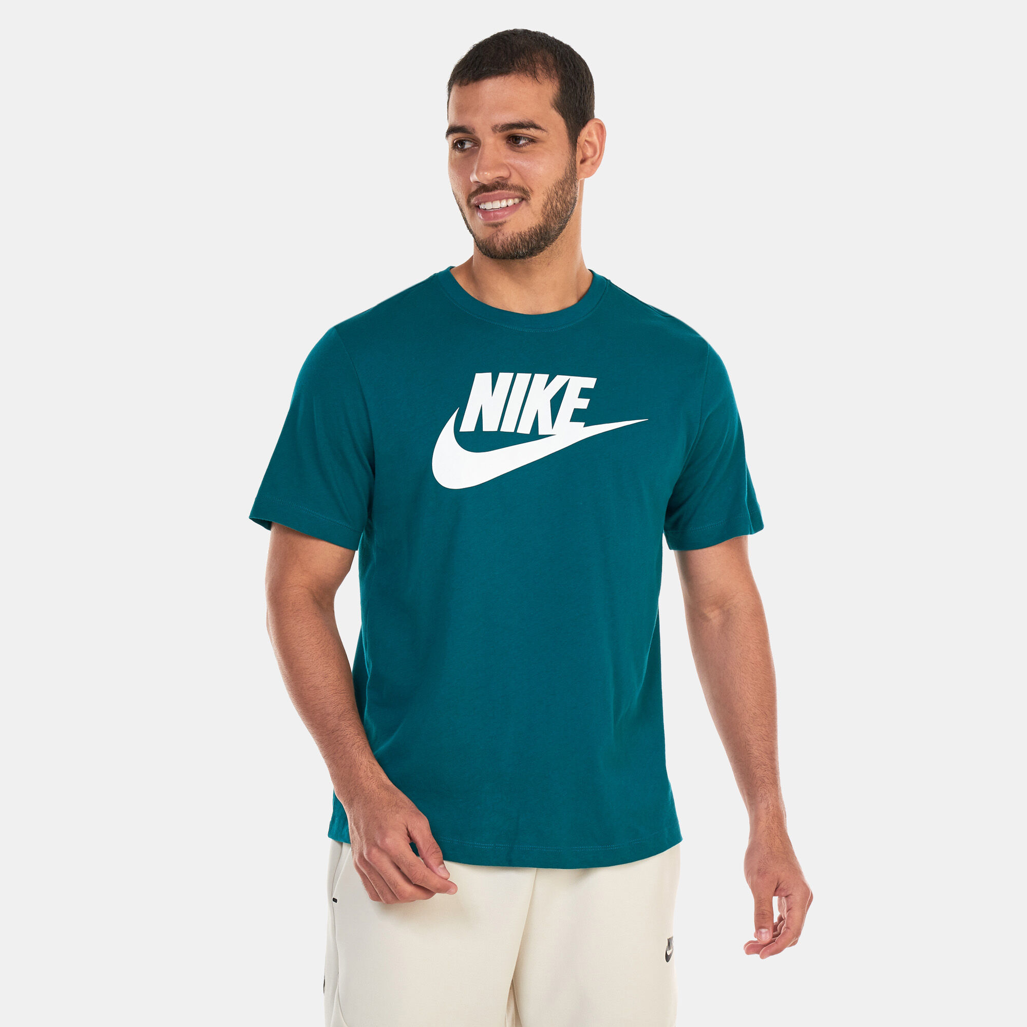 Men s Sportswear Printed T Shirt Green Nike in Qatar SSS