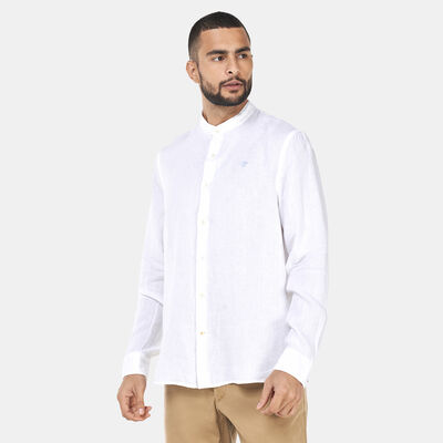 Timberland Men's Mill River Linen Shirt White