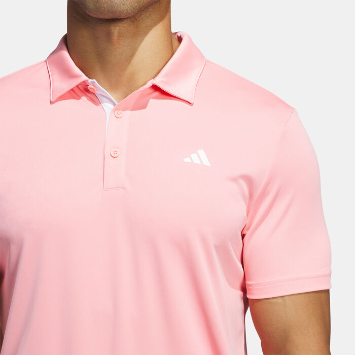 adidas Men's Drive Polo Shirt Pink image number 3