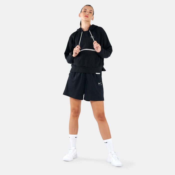 Nike Women's Dri-FIT Swoosh Hoodie Black Nike Women's Dri-FIT Swoosh Hoodie Black image number 2