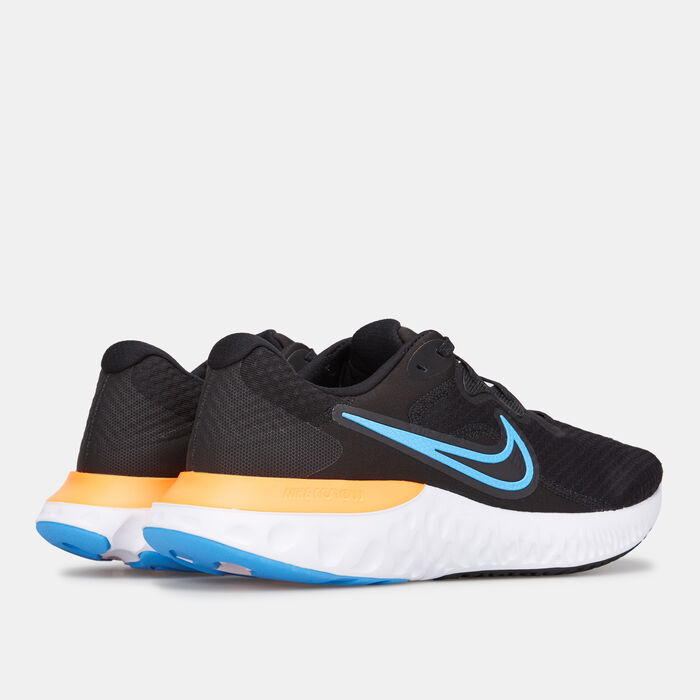 Nike Men's Renew Run 2 Shoe Black image number 2