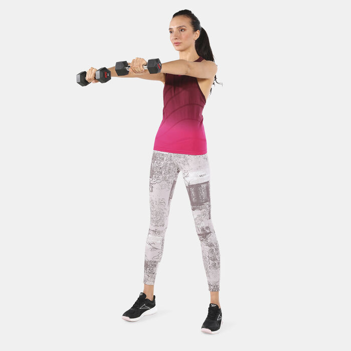 Reebok Women's United By Fitness Seamless Tank Top Red Reebok Women's United By Fitness Seamless Tank Top Red image number 2