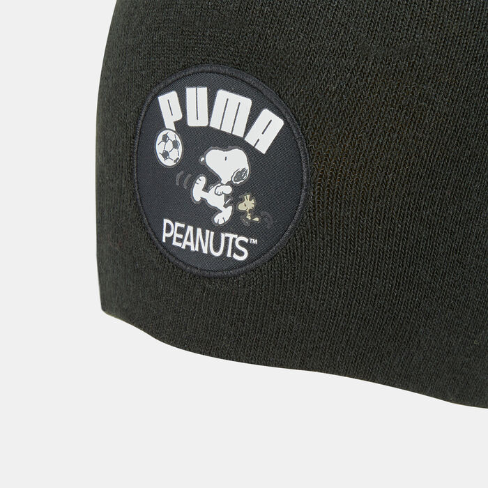PUMA Kids' X Peanuts Classic Cuffless Beanie Black PUMA Kids' X Peanuts Classic Cuffless Beanie Black image number 2