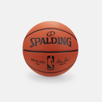Spalding NBA Game Ball Replica Outdoor Rubber Basketball Orange
