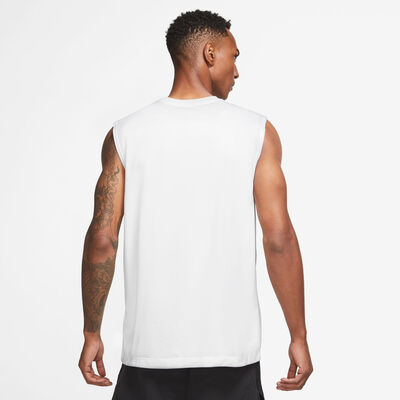 Nike Men's Dri-FIT Legend Sleeveless Training T-Shirt White