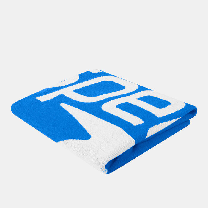 Speedo Logo Beach Towel Blue image number 0