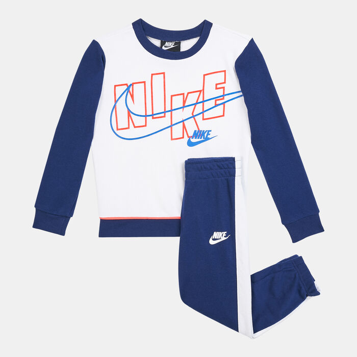 Nike Kids' Now You Sweatshirt and Sweatpants Set Blue Nike Kids' Now You Sweatshirt and Sweatpants Set Blue image number 0