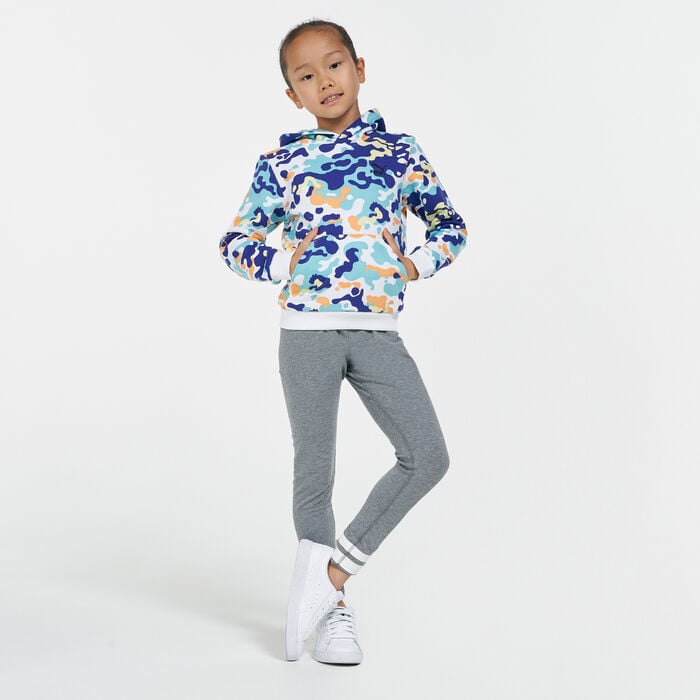 PUMA Kids' Classics Graphic Printed Camo Hoodie Blue PUMA Kids' Classics Graphic Printed Camo Hoodie Blue image number 2