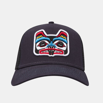 New Era Men's Tattoo Pack A-Frame Trucker Cap Blue