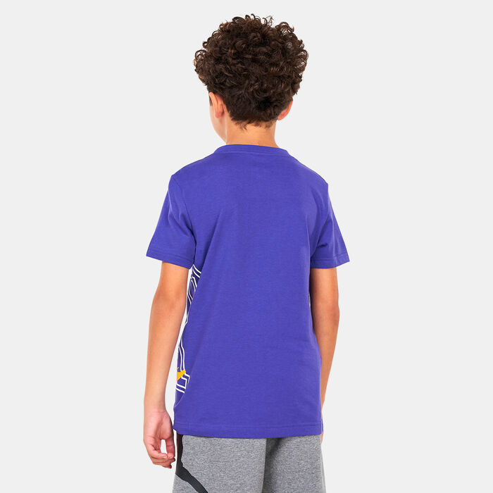Jordan Kids' Air Rise T-Shirt Purple image number 1