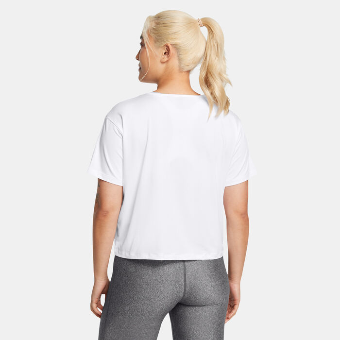 Under Armour Women's UA Motion T-Shirt White Under Armour Women's UA Motion T-Shirt White image number 1