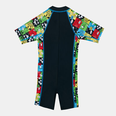 Zoggs Kids' Sci Fi All-in-One Swimming Suit Black Zoggs Kids' Sci Fi All-in-One Swimming Suit Black
