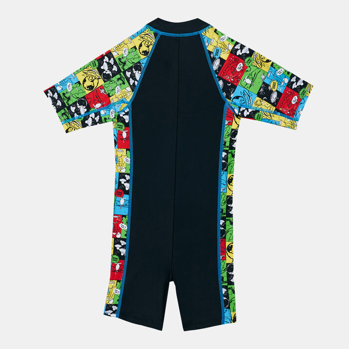 Zoggs Kids' Sci Fi All-in-One Swimming Suit Black Zoggs Kids' Sci Fi All-in-One Swimming Suit Black image number 1