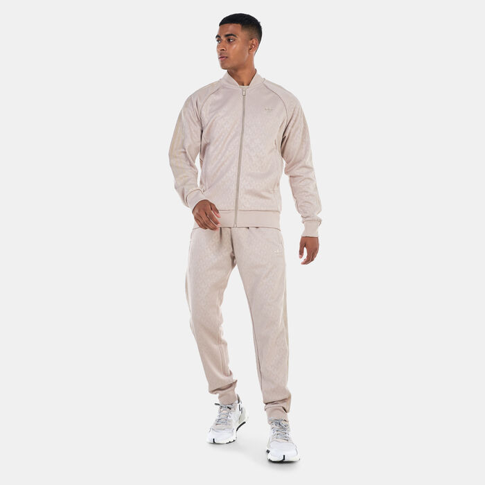 adidas Originals Men's Graphics Monogram SST Track Jacket Beige image number 2
