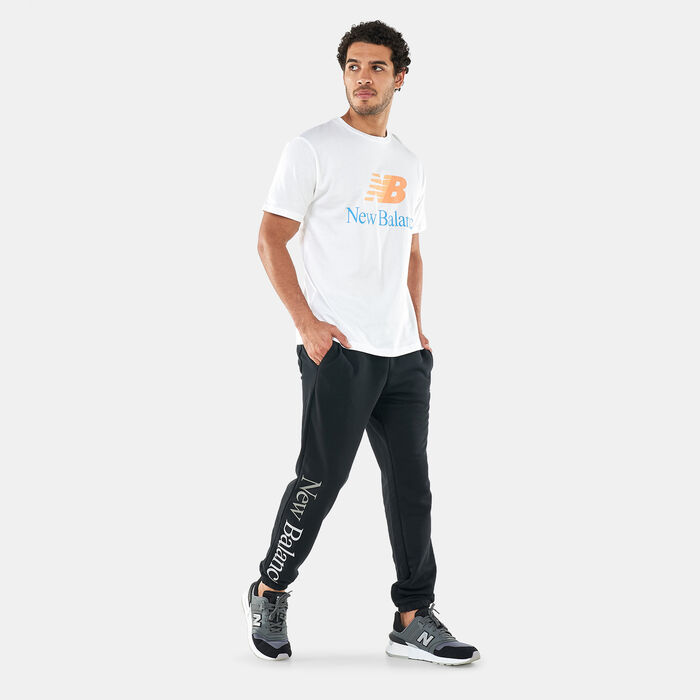 New Balance Men's Essentials Celebrate Sweatpants Black image number 2