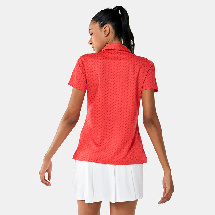 Nike Golf Women's Dri-FIT Victory Golf Polo Shirt Red Nike Golf Women's Dri-FIT Victory Golf Polo Shirt Red image number 1
