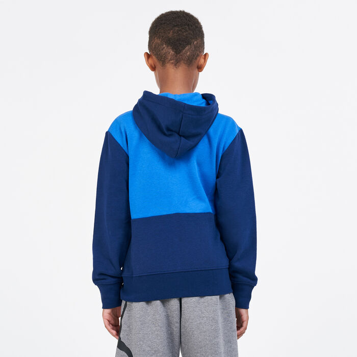 Jordan Kids' Jumpman Air Full-Zip Hoodie Blue image number 1