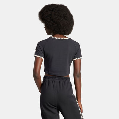 adidas Originals Women's Luxe Baby T-Shirt Black adidas Originals Women's Luxe Baby T-Shirt Black