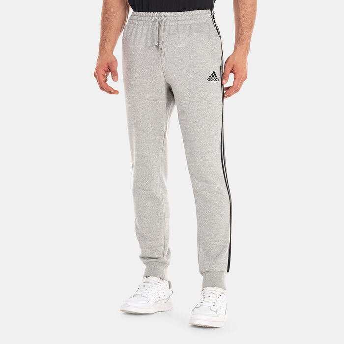 adidas Men's Essentials French Terry 3-Stripes Pants Black adidas Men's Essentials French Terry 3-Stripes Pants Black image number 0