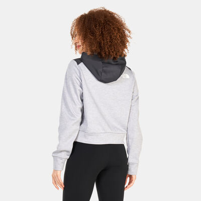 The North Face Women's Reaxion Fleece Pullover Hoodie Grey