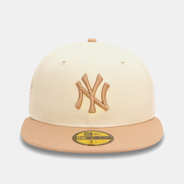 New Era Men's MLB New York Yankees Side Patch 59FIFTY Cap Beige image number 0
