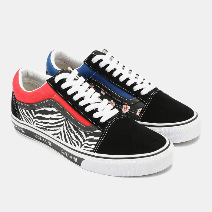 Vans Old Skool Unisex Shoe Blue Vans Old Skool Unisex Shoe Blue image number 1