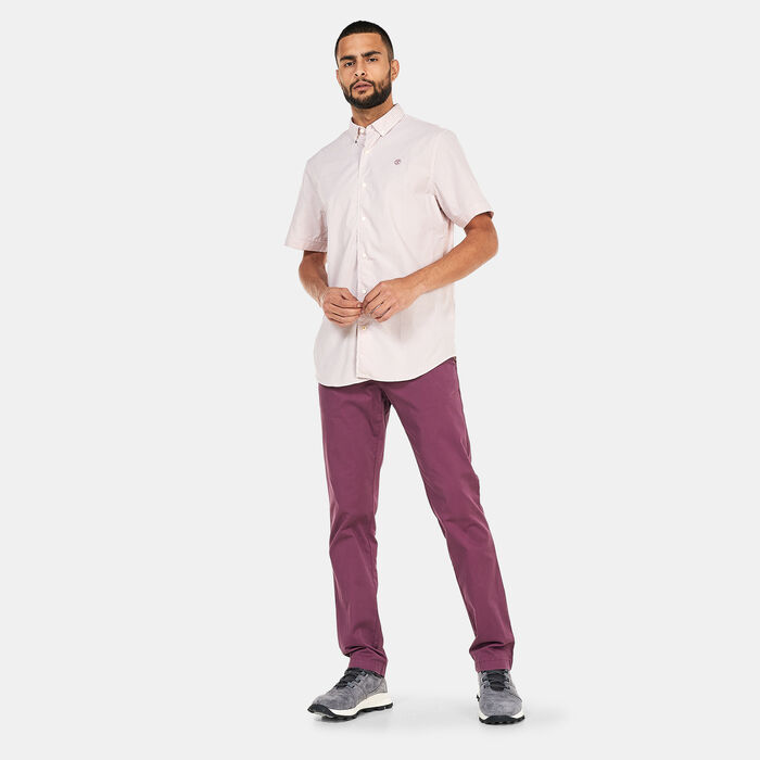 Timberland Men's Suncook River Poplin Shirt Pink Timberland Men's Suncook River Poplin Shirt Pink image number 2