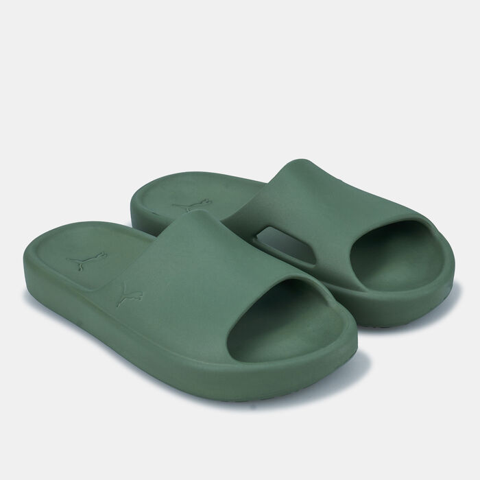 PUMA Men's Shibui Cat Slides Green PUMA Men's Shibui Cat Slides Green image number 0