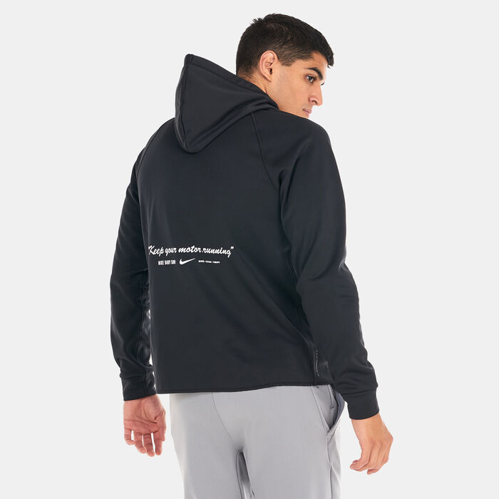 Nike Men's Tech Fleece Pullover Hoodie Black image number 1