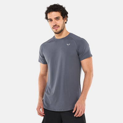 SQUATWOLF Men's Limitless Razor T-Shirt Grey