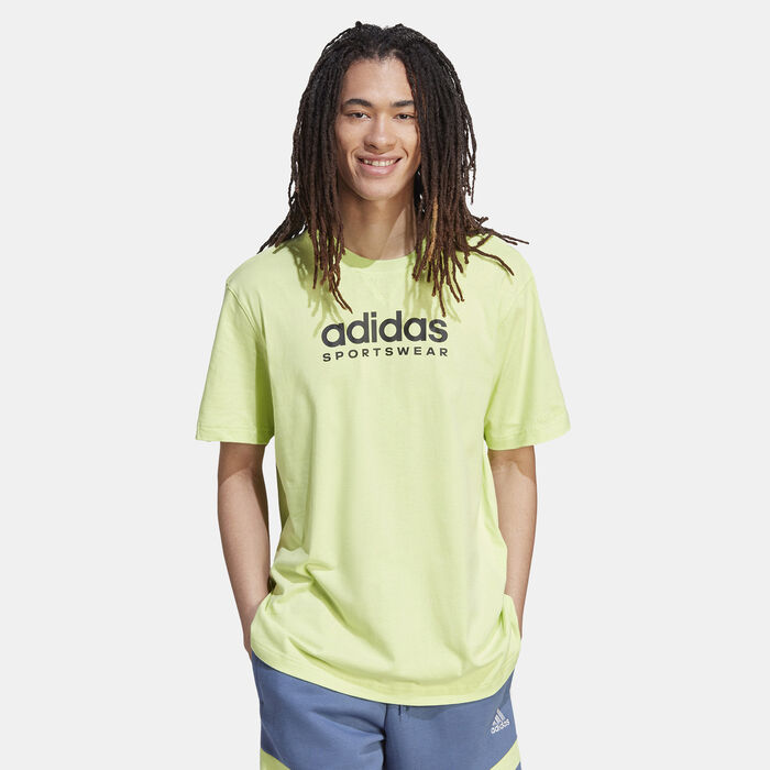adidas Men's ALL SZN Graphic T-Shirt Green adidas Men's ALL SZN Graphic T-Shirt Green image number 0