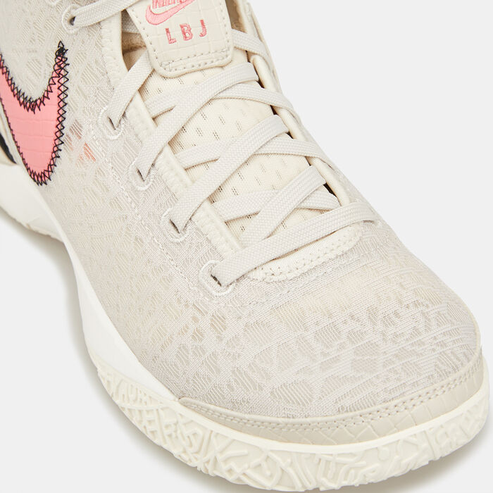 Nike Men's LeBron NXXT Gen Basketball Shoe Ivory image number 4