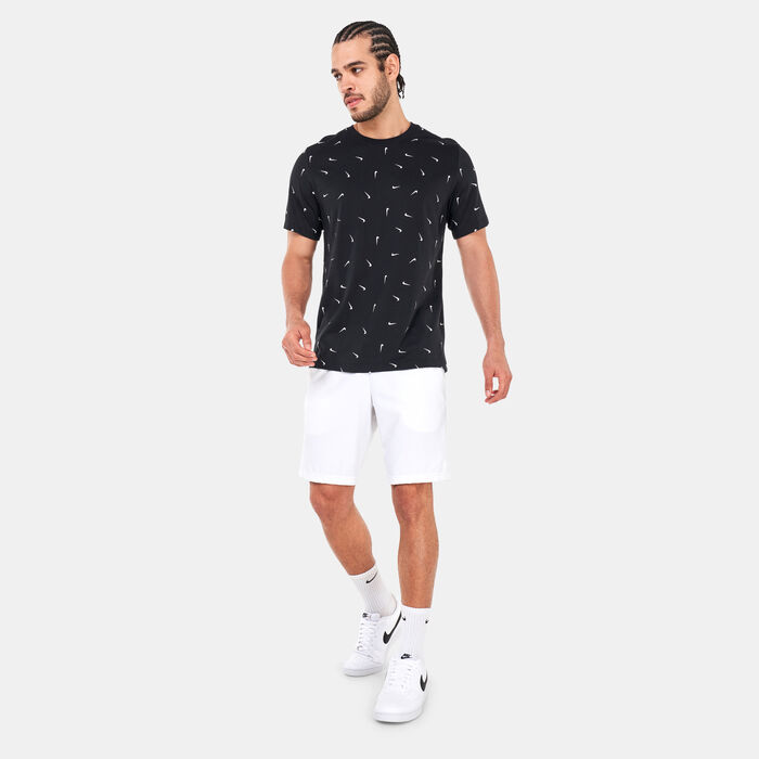 Nike Men's Sportswear Club Allover Print T-Shirt Black Nike Men's Sportswear Club Allover Print T-Shirt Black image number 2