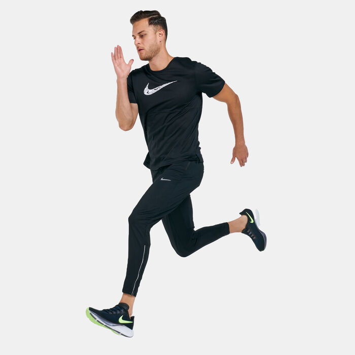 Nike Men's Wild Run Breathe T-Shirt Black image number 2