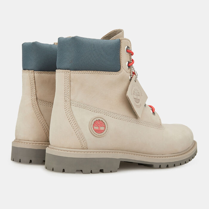 Timberland Women's 6-Inch Heritage Cupsole Waterproof Boot Beige image number 2