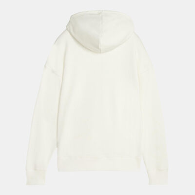 PUMA Women's CLASSICS Logo Hoodie White PUMA Women's CLASSICS Logo Hoodie White