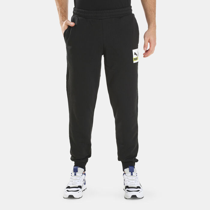 PUMA Men's Brand Love Sweatpants Black PUMA Men's Brand Love Sweatpants Black image number 0